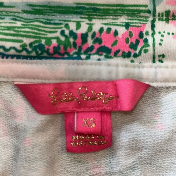 Lilly Pulitzer 🌴 🌸Palm Beach 🌺🏖️ Skipper Hoodie Kangaroo 🦘Pockets 1/2 Zip🆙 - Picture 13 of 17